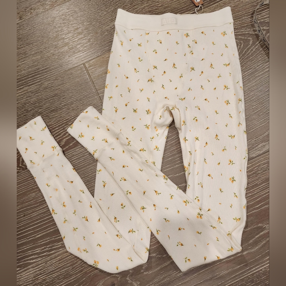 Skims Thermal Waffle Knit Pj Bottoms